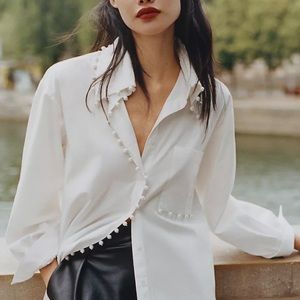 Anthropologie Mememe Embellished Buttondown Tunic Size XS